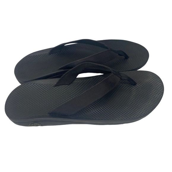 Chaco Thong Sandals Men's 14 US Black Flip Flop Slide Hiking Comfort Water Shoe - Picture 3 of 7